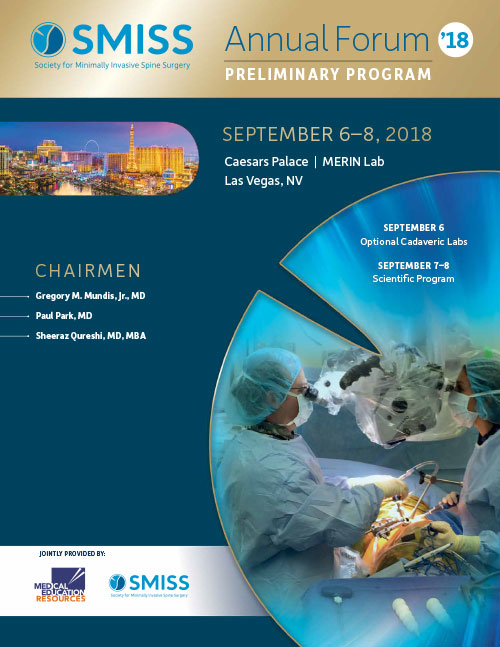 Society for Minimally Invasive Spine Surgery -SMISS- Meeting 2018
